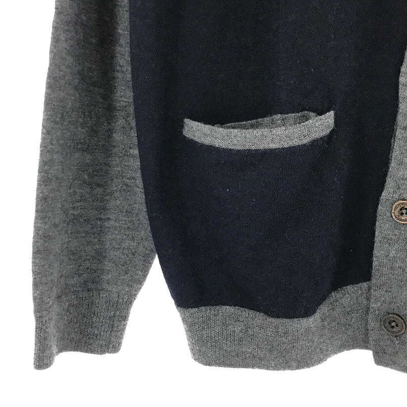 その他 ウール ウッド ボタン クルーネック ニット カーディガン