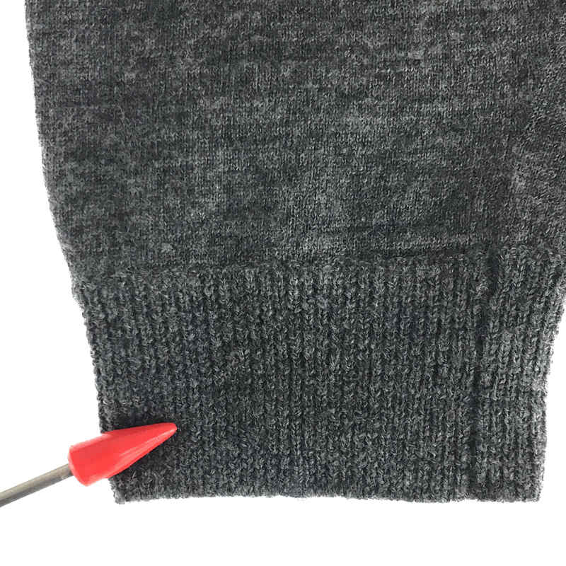 その他 ウール ウッド ボタン クルーネック ニット カーディガン