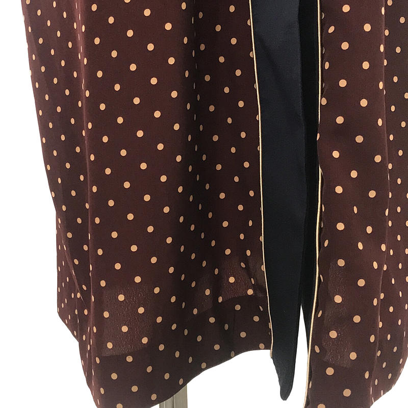 その他 DOT GOWN レザー 切替 ビジュー 装飾 ドット ガウン コート