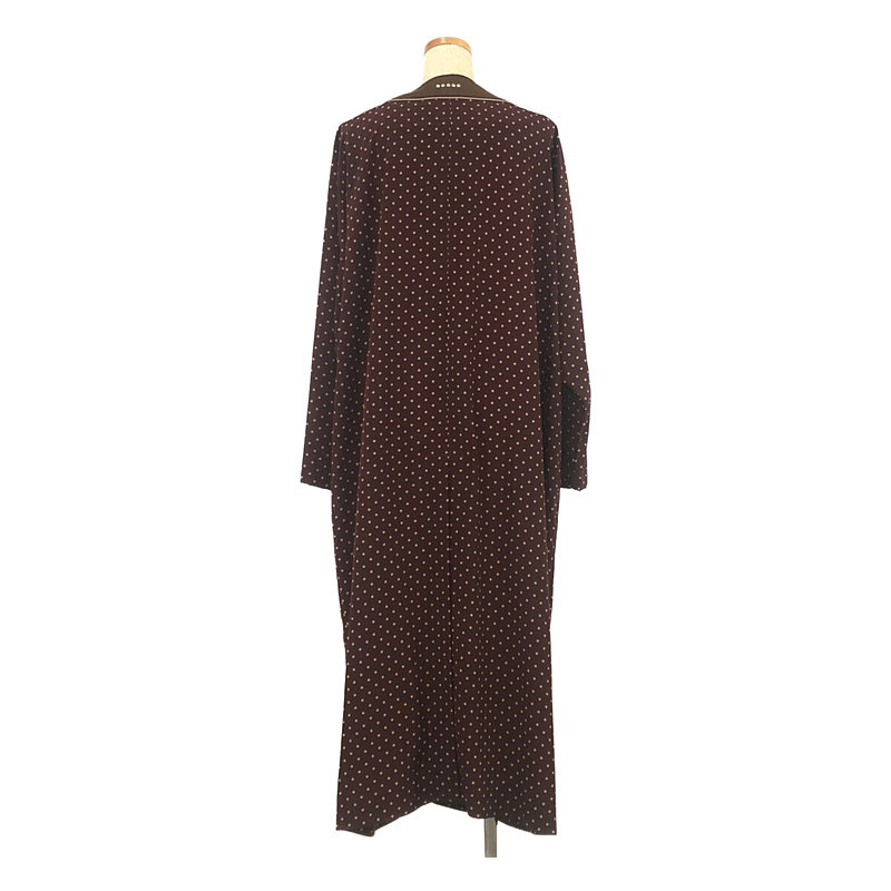 その他 DOT GOWN レザー 切替 ビジュー 装飾 ドット ガウン コート