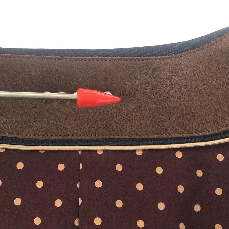 その他 DOT GOWN レザー 切替 ビジュー 装飾 ドット ガウン コート