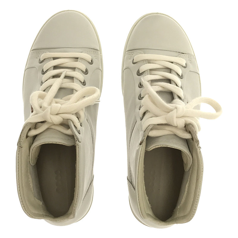 その他 レースアップ レザー ハイカット スニーカー