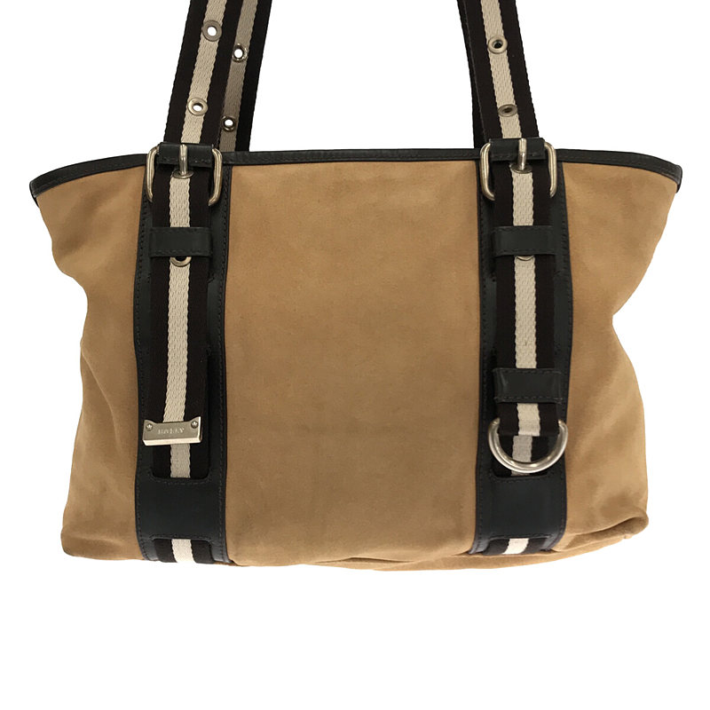 その他 スエード レザー ライン トートバッグ 保存袋有