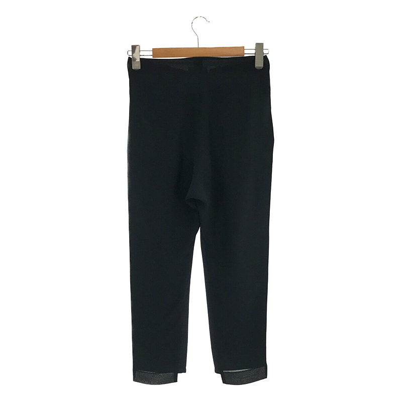 その他 フロント バック 切替 レトロ ジョーゼット ギャザー パンツ