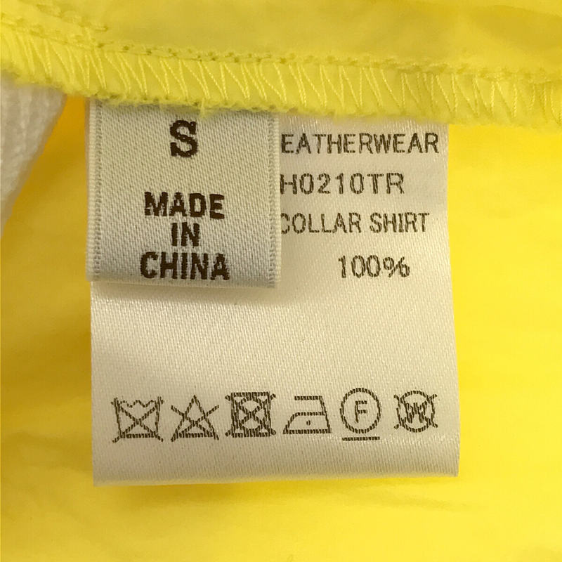 その他 GATHER CHIN COLLAR SHIRT コットン タイプライター ギャザー チン カラー シャツ ブラウス