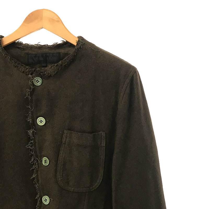 その他 製品染め カットオフ ノーカラージャケット パンツ セットアップ