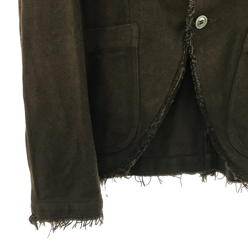 その他 製品染め カットオフ ノーカラージャケット パンツ セットアップ