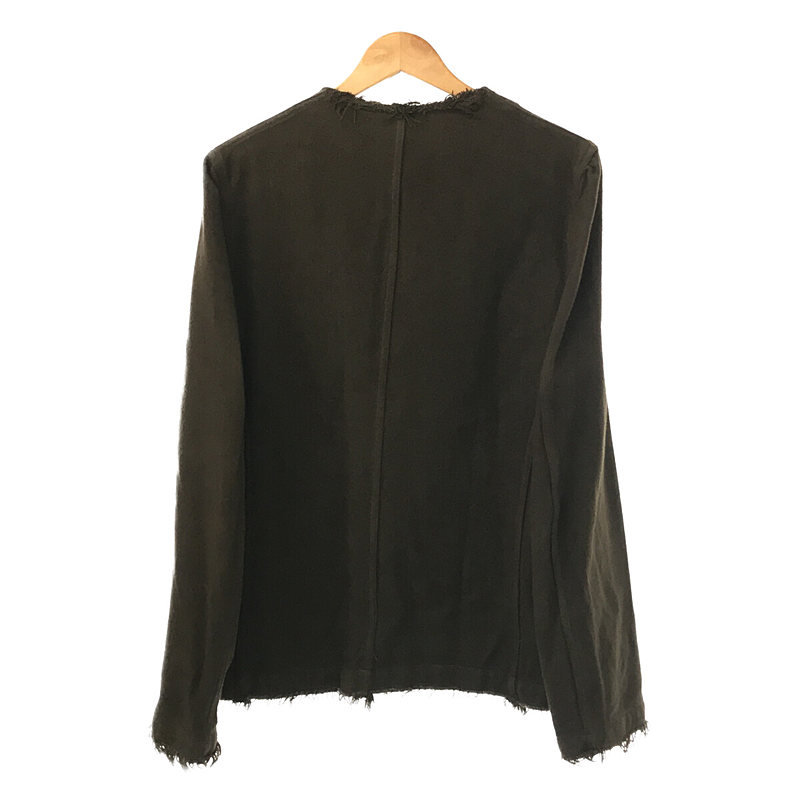 その他 製品染め カットオフ ノーカラージャケット パンツ セットアップ