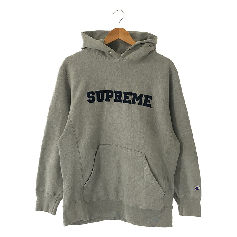 × Champion チャンピオン 90's リバースウィーブ ロゴ パーカーSUPREME / シュプリーム