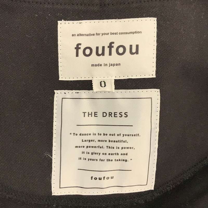foufou / フーフー 【THE DRESS #05】 カシュクール ワンピース