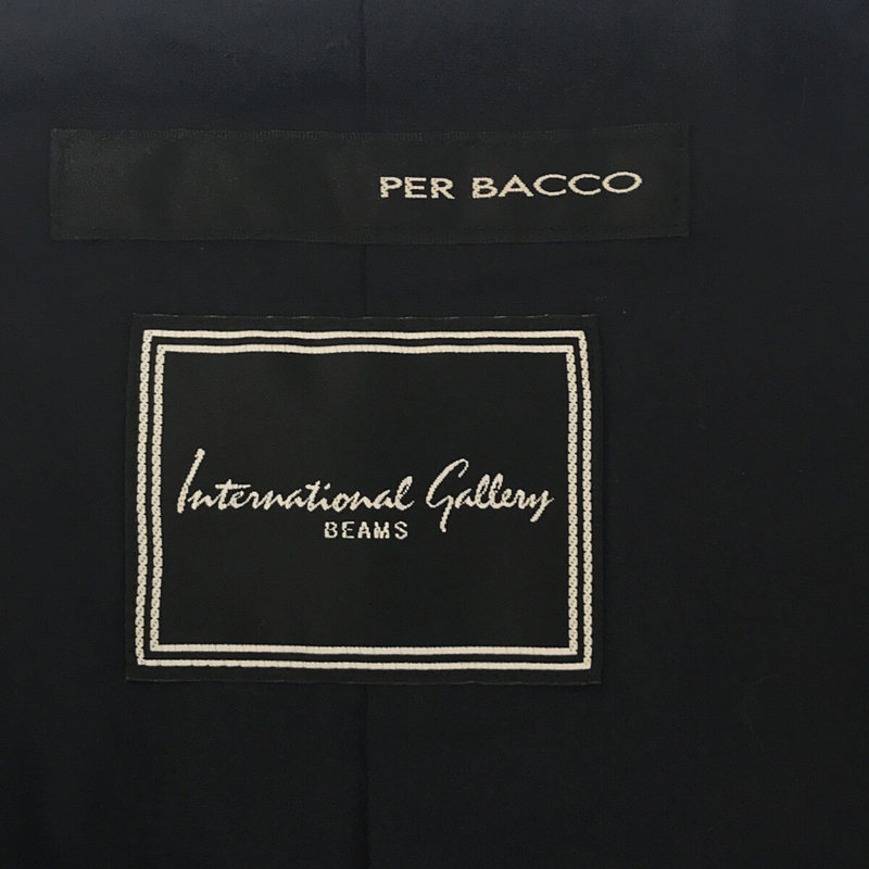 IG BEAMS / インターナショナルギャラリービームス × PER BACCO ペルバッコ 別注 チェスター フィールド コート