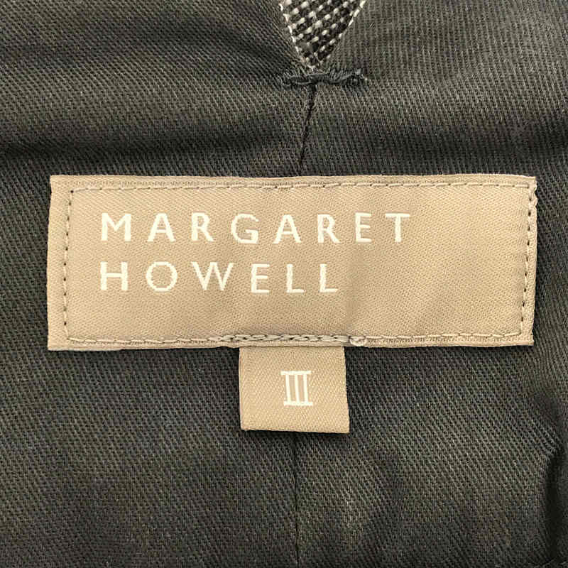 MARGARET HOWELL / マーガレットハウエル リネン サイドボタン ワイド クロップド パンツ