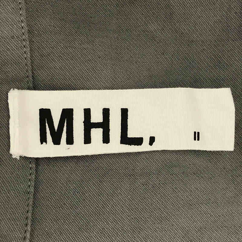 MHL. / エムエイチエルマーガレットハウエル コットン リネン シャツ コート ワンピース