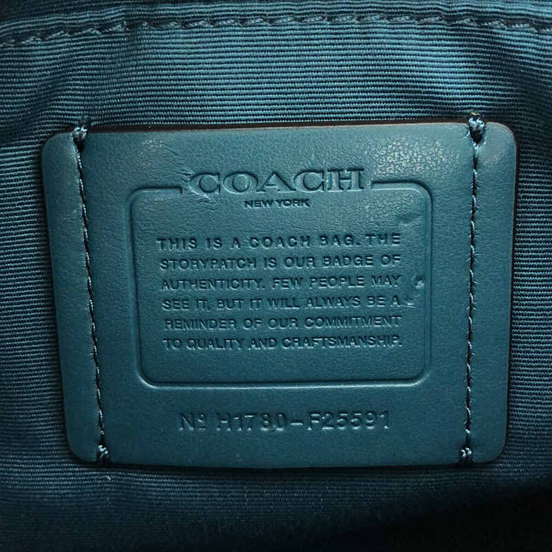 COACH / コーチ 2Way レザー ショルダー ハンド バッグ