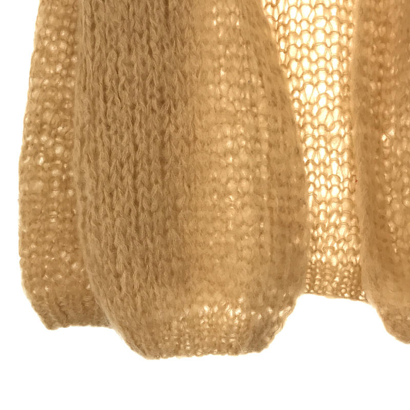 Maiami basic / マイアミベーシック モヘア ボリュームスリーブ ローゲージ ニット カーディガン