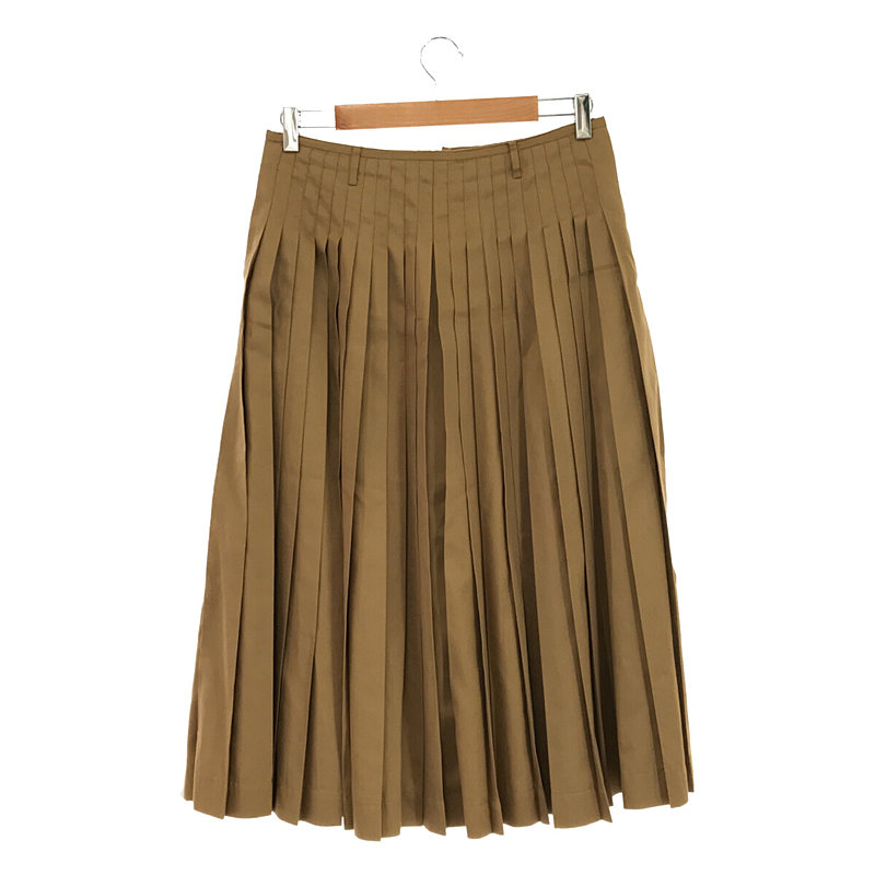 45r / フォーティファイブアール コットン プリーツ ロング スカート