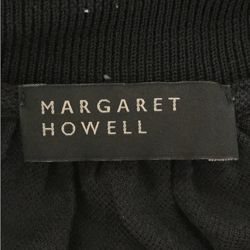 MARGARET HOWELL / マーガレットハウエル シルク コットン フレンチスリーブ ポロシャツ