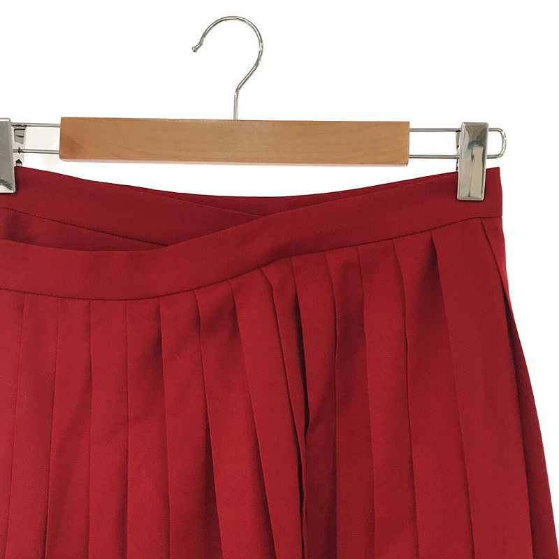 humoresque / ユーモレスク wrap skirt ウール ラップ プリーツ スカート