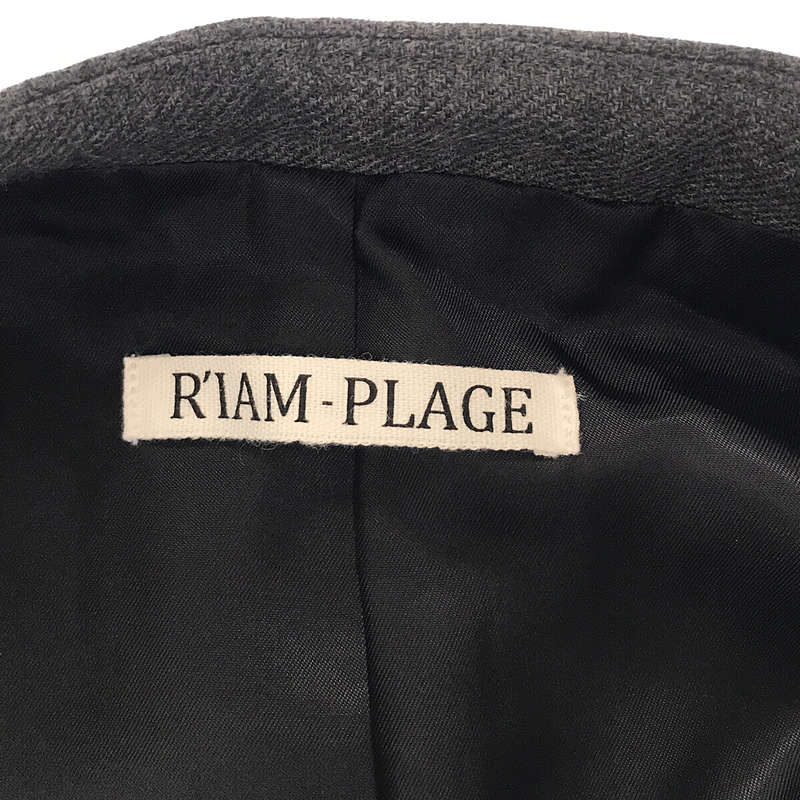 Plage / プラージュ 2022AW 【R’IAM】ノーカラー ショートジャケット