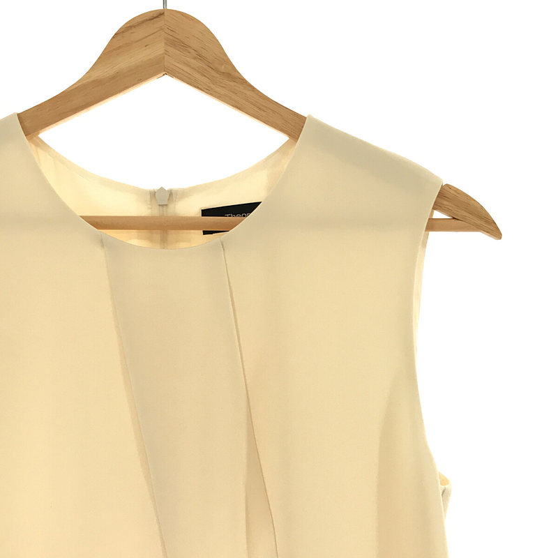 その他 CLASSIC CRAPE ASYM DRAPE DRESS アシンメトリー ノースリーブ ワンピース