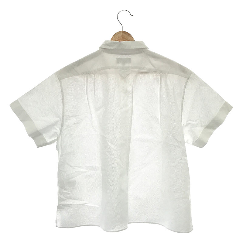 MARGARET HOWELL / マーガレットハウエル コットン 半袖 ワイド シャツ