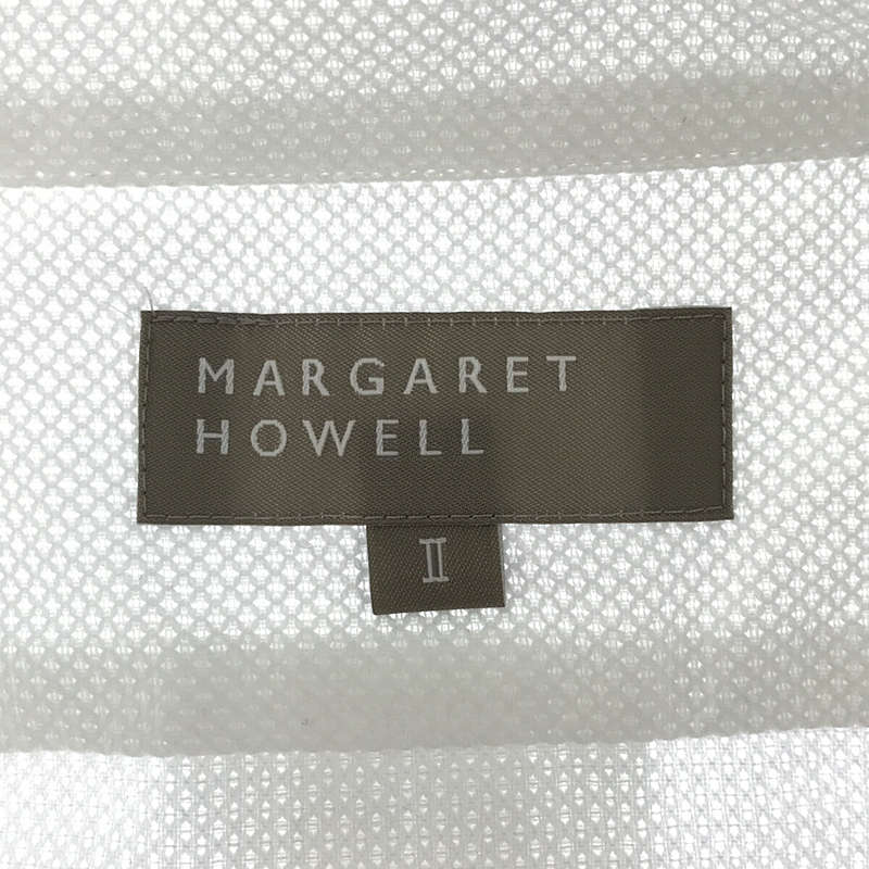 MARGARET HOWELL / マーガレットハウエル コットン 半袖 ワイド シャツ
