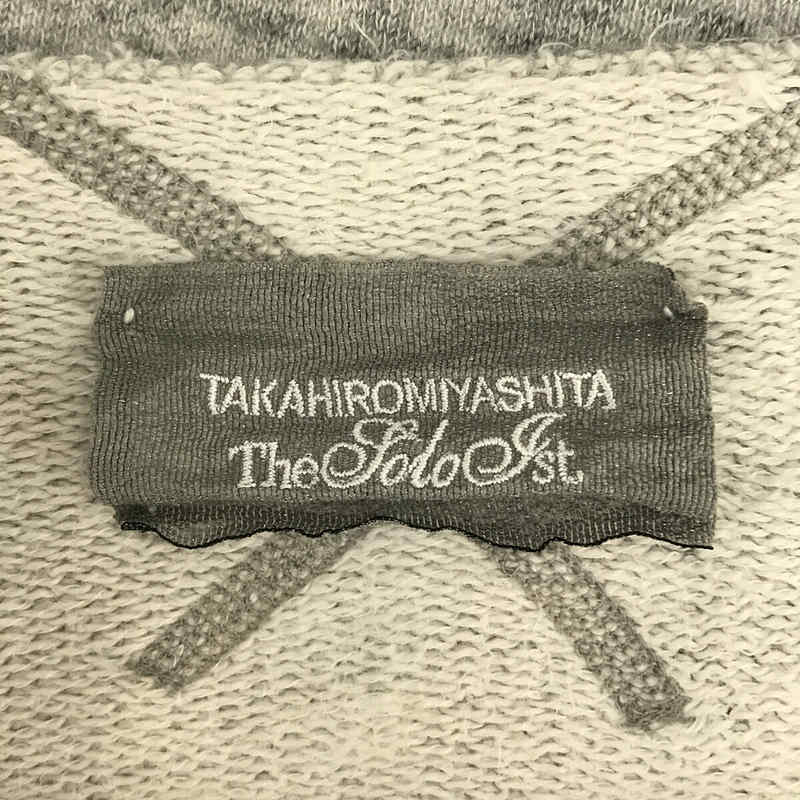 TAKAHIROMIYASHITA The Soloist / タカヒロミヤシタザソロイスト カットオフ バック ボーダー 切替 スウェット