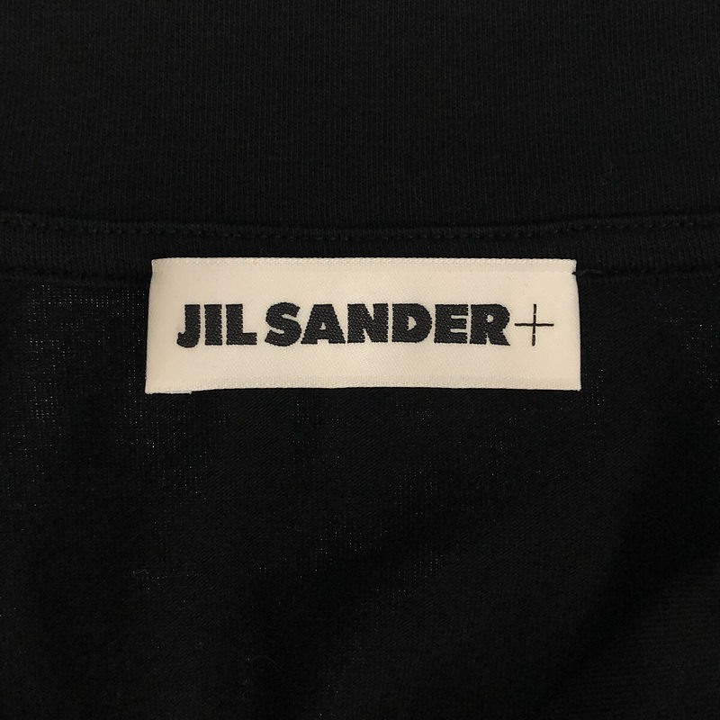 JIL SANDER+ / ジルサンダープラス ロゴ刺繍ハーフジップハイネックカットソー