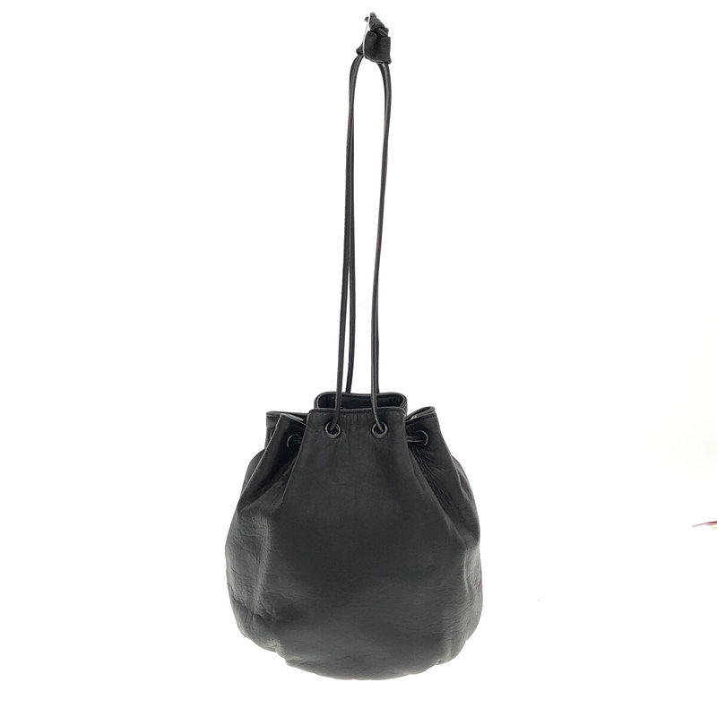 その他 ANIECA / アニーカ Leather Drawstring Bag レザー ドローストリング 巾着 ショルダーバッグ