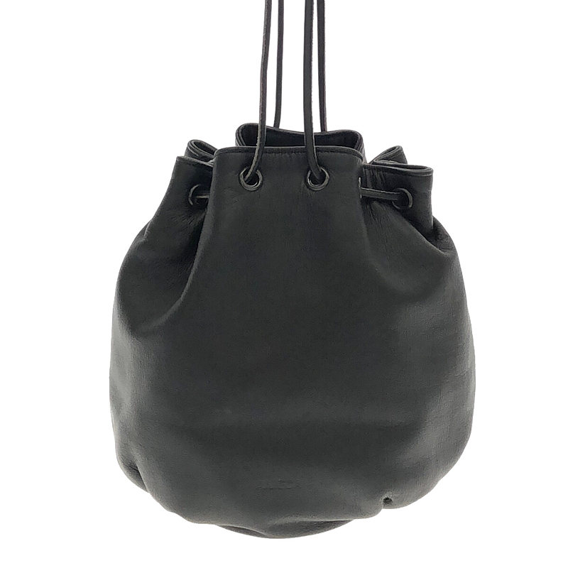 その他 ANIECA / アニーカ Leather Drawstring Bag レザー ドローストリング 巾着 ショルダーバッグ