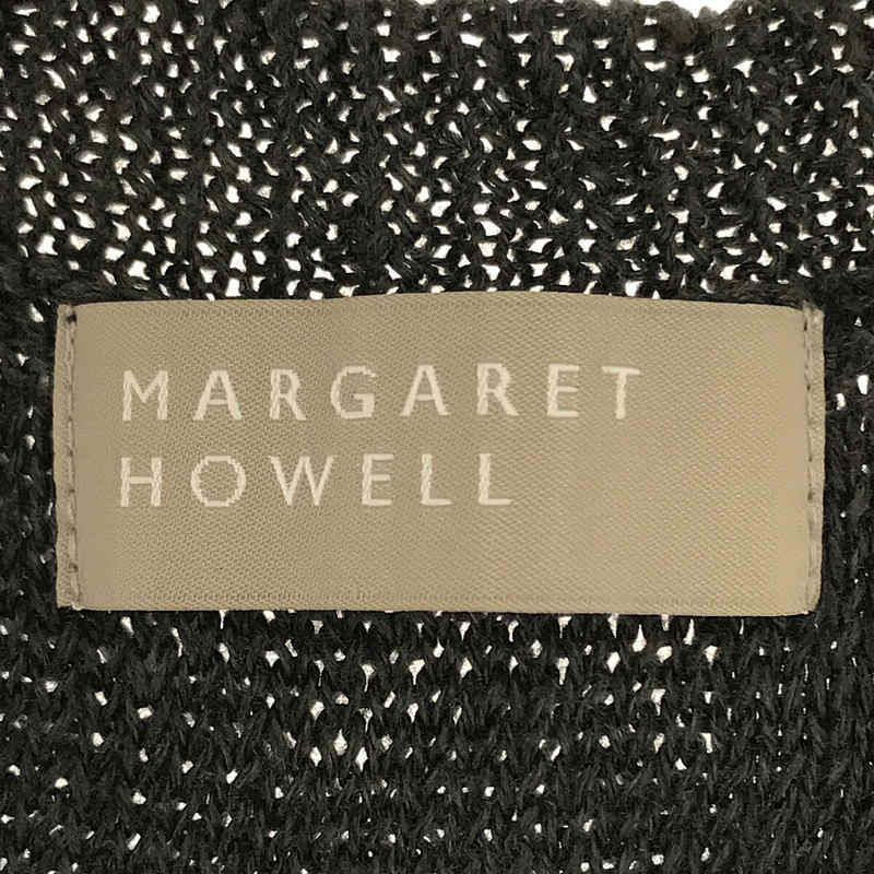 MARGARET HOWELL / マーガレットハウエル リネン フレンチスリーブ ミドルゲージ ニット