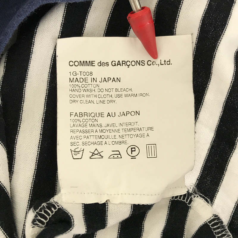 BLACK COMME des GARCONS / ブラックコムデギャルソン 2011SS / AD2010 コットン ボーダー 切替 カットソー