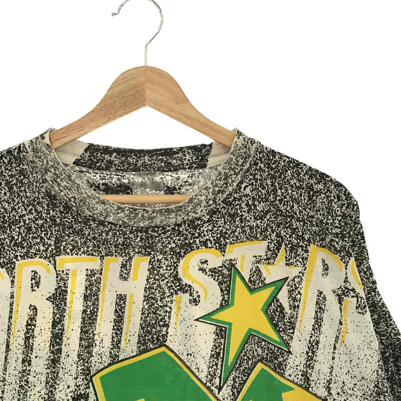 VINTAGE / ヴィンテージ古着 1991年 90s～ Minnesota North Stars Magic Johnson Tees AOP NHL T Shirt プリント Tシャツ