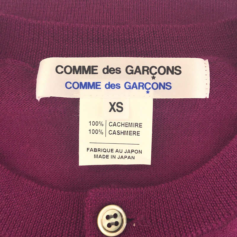 COMME des GARCONS COMME des GARCONS / コムコム カシミヤ100% クルーネック ハイゲージ ニット セーター