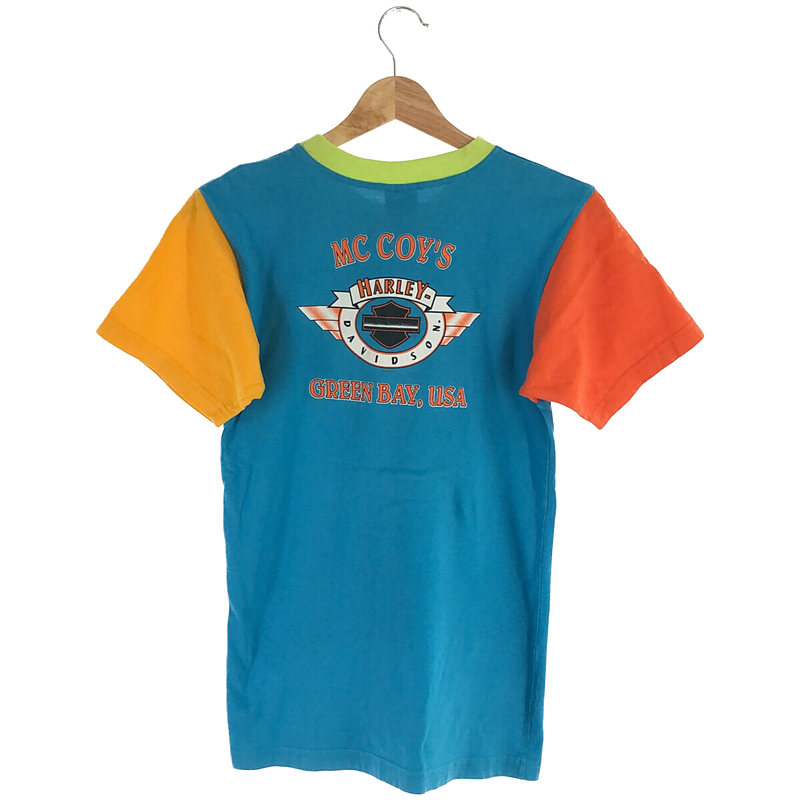 VINTAGE / ヴィンテージ古着 1990s～ HARLEY-DAVIDSON / ハーレーダビッドソン クレイジーカラー 両面プリント Tシャツ