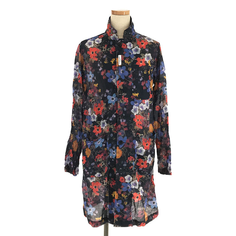 Engineered Garments / エンジニアドガーメンツ コットン フラワー シャツ シングル  ロング コート