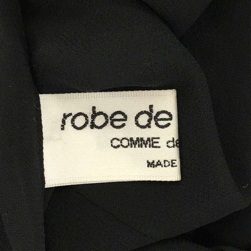 robe de chambre COMME des GARCONS / ローブドシャンブルコムデギャルソン AD2001 ポリエステル シアー ジャンパー スカート ワンピース