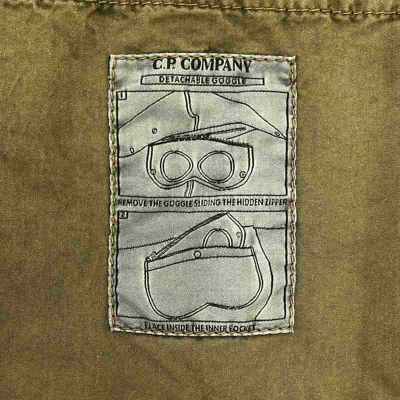 C.P. COMPANY / シーピーカンパニー Pigment Dyed Mille Miglia Goggle Jacket / ゴーグル ジャケット フーディ