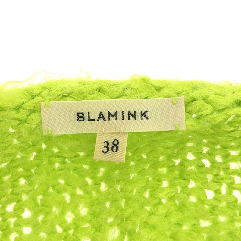 BLAMINK / ブラミンク シルク リネン クルーネックニット