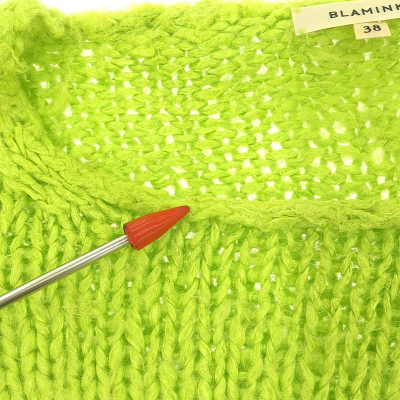 BLAMINK / ブラミンク シルク リネン クルーネックニット