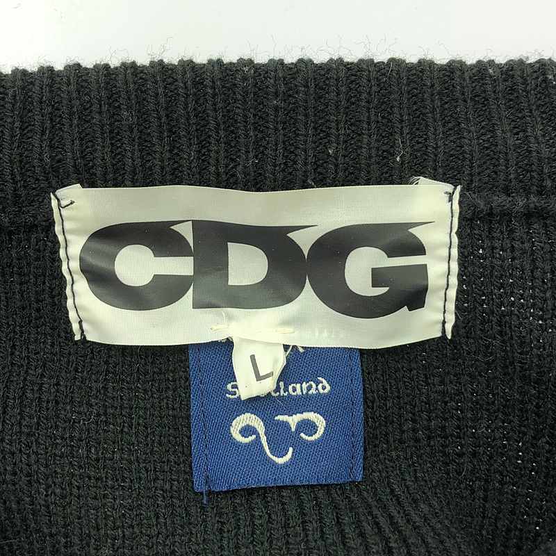 COMME des GARCONS / コムデギャルソン CDG × LOCHAVEN of SCOTLAND / ロックオブエーベン スリット ニット