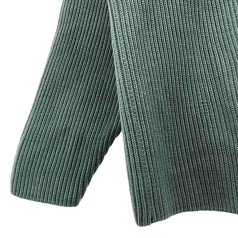 AURALEE / オーラリー SUPER FINE WOOL RIB KNIT BIG P ニット