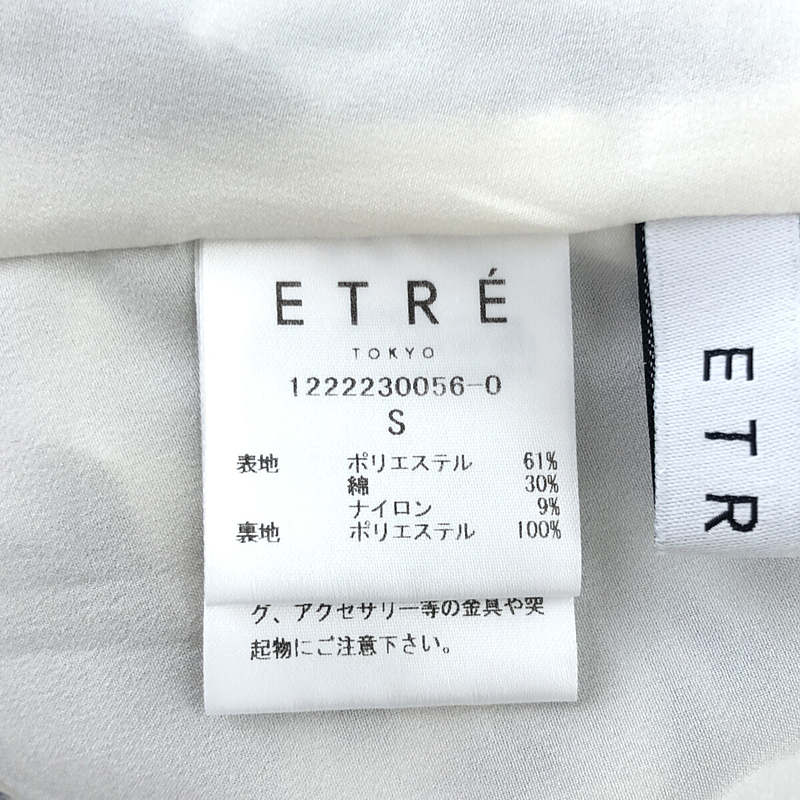 ETRE TOKYO / エトレトウキョウ ジャガードテントワンピース