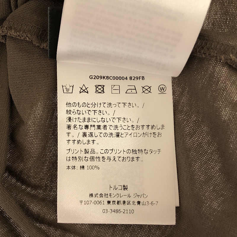 MONCLER / モンクレール × HYKE / ハイク コラボ バックロゴ Tシャツ