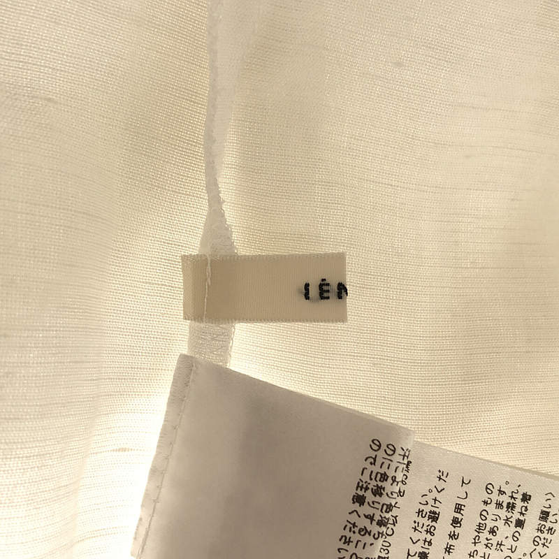 IENA / イエナ ギャザーパフスリーブ リネンブラウス