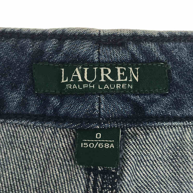 Lauren Ralph Lauren / ローレンラルフローレン カットオフ ワイドデニムパンツ