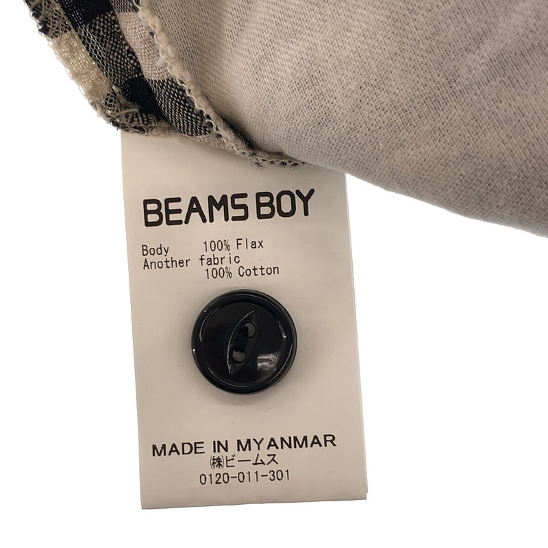 BEAMS / ビームス BEAMS BOY ギンガムチェック イージーパンツ