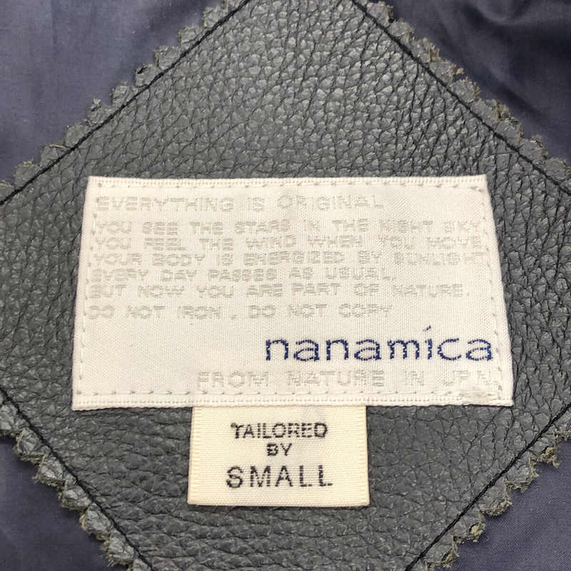 nanamica / ナナミカ Varsity Jacket ウール レザー 切替 スタジャン