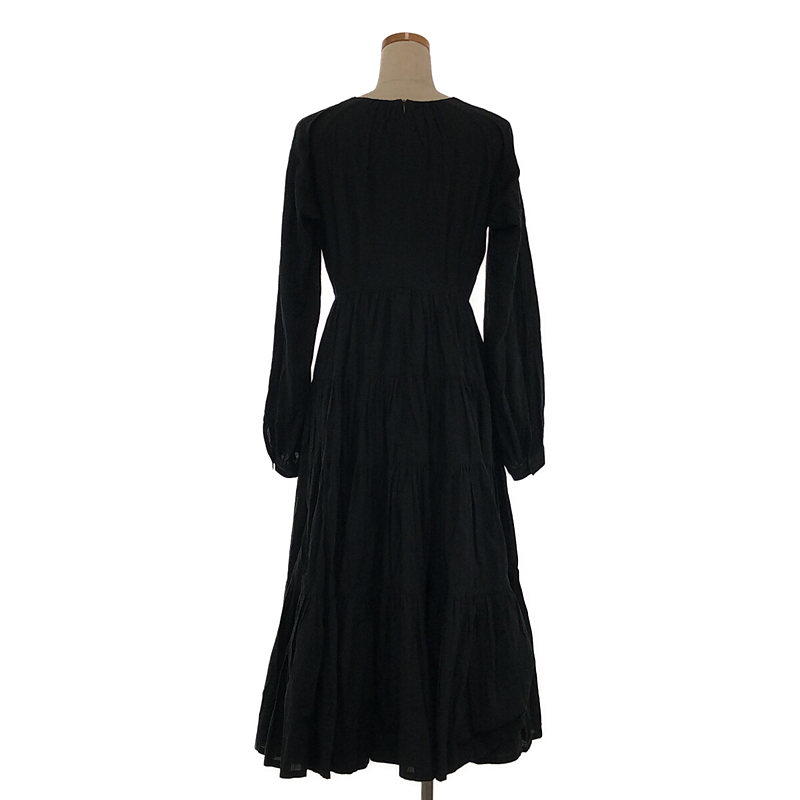 THE DRESS raglan sleeves tiered dress / ラグランスリーブティアードワンピースfoufou / フーフー