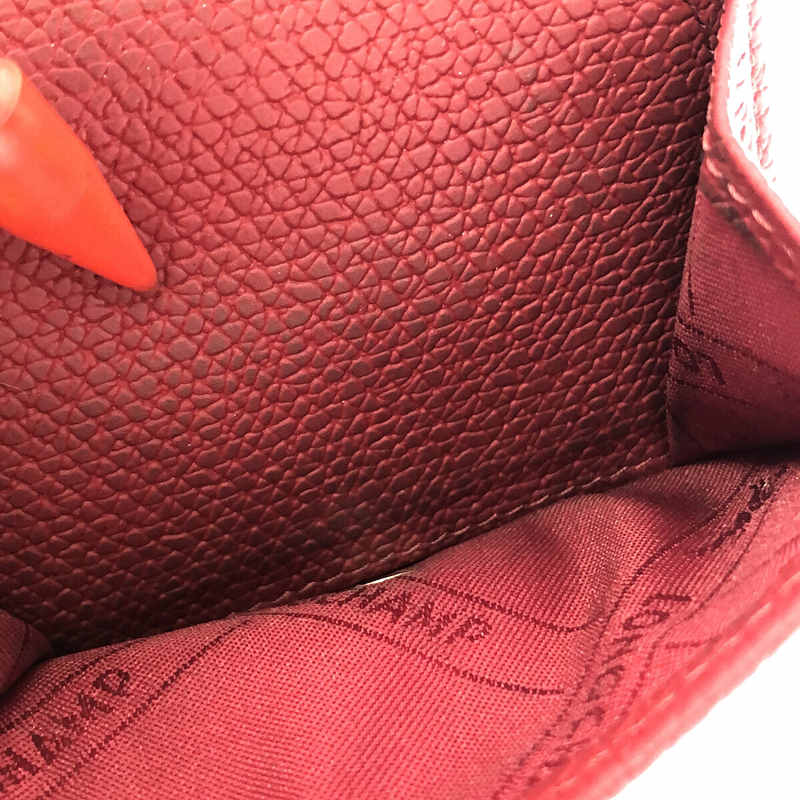 Longchamp / ロンシャン レザー コンパクト ミニウォレット 財布